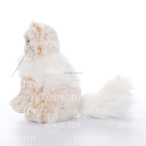 Nhà Máy Tùy Chỉnh Phim Hoạt Hình Thiết Kế Mèo Mềm Đồ Chơi Màu Trắng Mèo Thú Nhồi Bông Đồ Chơi Tùy Chỉnh Mèo Hình Dạng Đồ Chơi Sang Trọng - Product Image 4