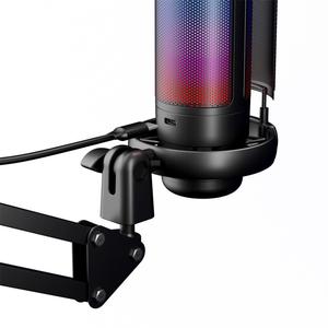 2025 trò chơi bán chạy nhất Micrô có dây phát trực tiếp micrô với chức năng giảm tiếng ồn Micrô kim loại nhẹ - Product Image 4