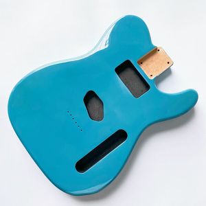 Guitarra al por mayor de madera maciza de tilo con cuerpo TL en azul Daphne, fabricada en China - Product Image 3