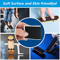 Siap Kirim Kit Pengganti Stiker Grip Busa Hitam dengan Obeng untuk Fingerboard Grip Tape Standar Pro Decks