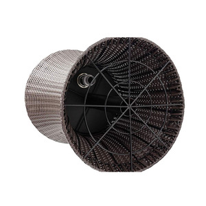 Commercio all'ingrosso personalizzato Rattan giardino tavolo da <span class=keywords><strong>Bar</strong></span> fresco <span class=keywords><strong>esterno</strong></span> Patio con birra vino Cooler vasca idromassaggio lato tavolo e secchiello per il ghiaccio - Product Image 4