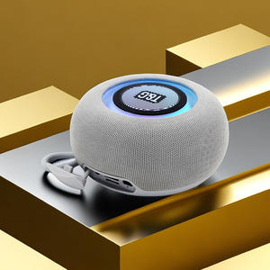 TG411 TWS Stoff-Rundlautsprecher Bluetooth Heim-<span class=keywords><strong>Desktop</strong></span> Tragbarer Subwoofer LED-Licht Kabelloser Lautsprecher - Product Image 4