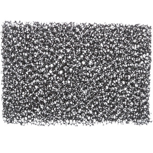 Filtre de remplacement pour fontaine à eau, 12x8 pouces, tampon filtrant en maille noire pour pompe aquatique - Product Image 1