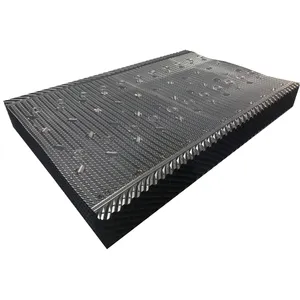 PVC Black Cooling Tower Fill/Cooling Tower Spare Parts/PVC Fill Sheet For Cooling Towers