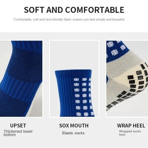 Custom LOGO Wholesale <b>Sock</b> Non Slip Anti Slip Football <b>Training</b> Sports Athletic <b>Socks</b> Grip <b>Socks</b> for Men - Product Image 2