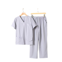 Costumes d'hôpital pour femmes de qualité supérieure de couleur bleue sur mesure en gros femme infirmière gommages médicaux gommage médical pour femmes