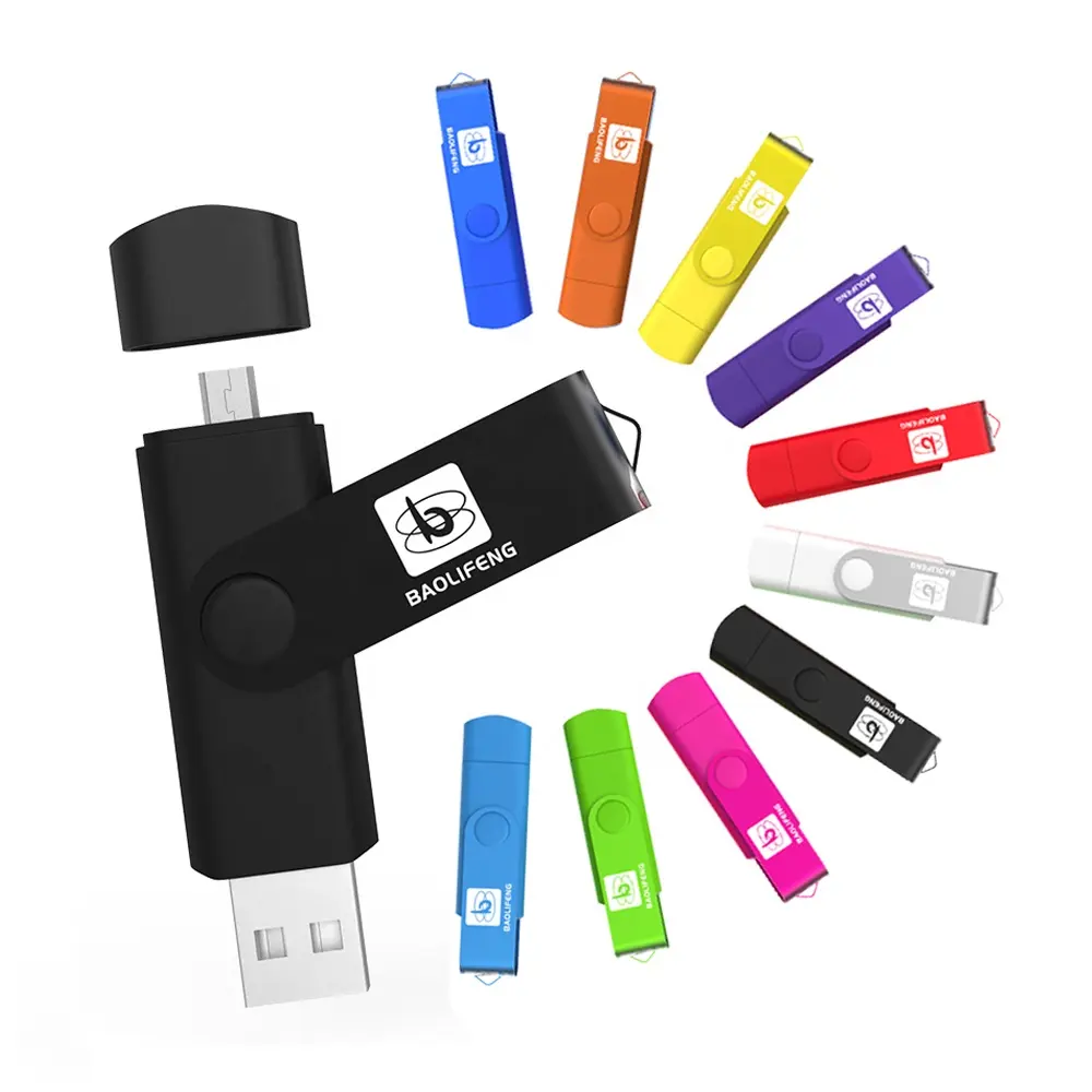 Luxury full capacity 64g 32gb 2.0 3.0 metal 3 in 1 otg usb flash drive with high reading writing speed, 3 in 1 OTG PEN DRIVE