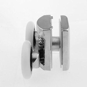 Doppio doppio doppio vetro curvo superiore/inferiore pulegge per porta doccia - Product Image 2