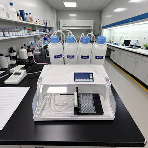 Vente en gros d'usine Nouveau matériel de laboratoire Système d'immunoanalyse à 8/12 canaux Machine de nettoyage de microplaques <span class=keywords><strong>ELISA</strong></span> - Product Image 1