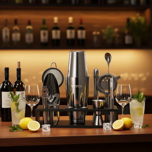 Vevor - Juego de Coctelería de Acero Inoxidable de 13 Piezas, Juego de Coctelera de 750 ml, Herramientas de Bar Premium, Artículos Esenciales para el Bar en Casa - Product Image 2