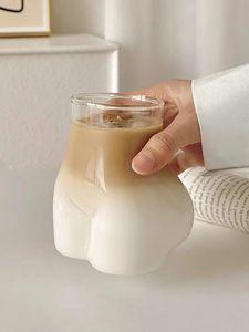 แก้วทรงขนมปังสุดเซ็กซี่ใสขนาด450มล. แก้วกาแฟน่ารักน่ารักรูปทรงขนมปังแก้วดื่มเบียร์สดแก้วค็อกเทล - Product Image 4