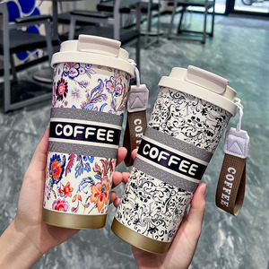 Custom Modern Portable <strong>Princess</strong> Flower Language Series Vacuum Insulated Double Drinking Cup Stainless Steel Thermos Coffee <strong>Mug</strong> - Product Image 6