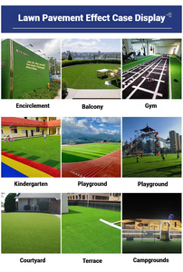 Tapis de gazon artificiel blanc tapis de sol décoratif extérieur herbe de <span class=keywords><strong>ski</strong></span> pour jardin arrière-cour terrains de football spéciaux - Product Image 6