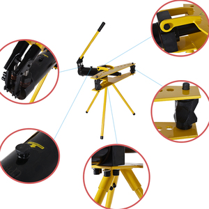 SWG-4 Manual Hydraulic Tube Bender with Stands Professional Industrial Pipe <b>Bending</b> <b>Machine</b> for Stainless Steel Pipes 1/2"-4" - Product Image 6