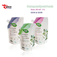 Pochette souple à bec verseur en PA/PE de qualité alimentaire pour l'emballage de nourriture pour bébé, de jus et de savon liquide, anti-fuite, imprimée sur mesure