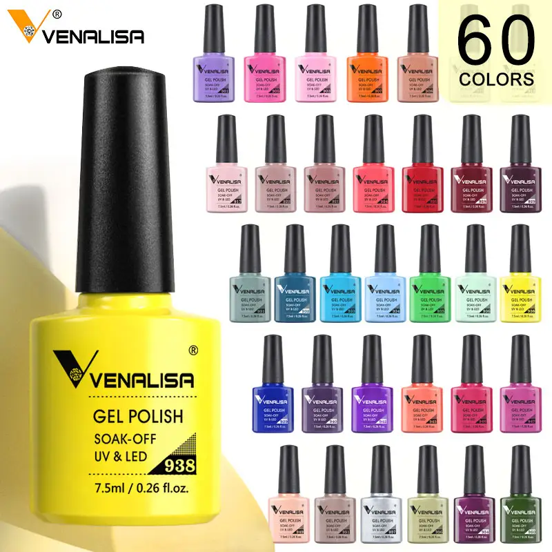 Venalisa Original 7.5 ML Soak Off UV Gel Nail Polish Cosmetics Nail Art farbe Gel Polish Shellak Nail Varnish Classic serie gel