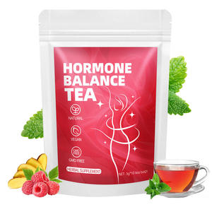 Thé aux herbes aromatisé NutriCha Premium pour l'équilibre hormonal, soutient l'équilibre hormonal, bien-être PCOS, thé en infusion de feuilles pour femmes - Product Image 1