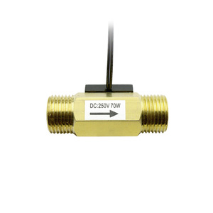 Interrupteur de débit d'eau magnétique en acier inoxydable à 4 points avec principe d'interrupteur à lame, tension 220V pour machine laser - Product Image 1