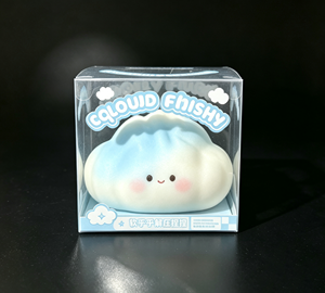 Custom Printed Clear PVC Folding Hang <b>Box</b> For Squishy Stress Relief Toy Packaging gift Retail <b>display</b> packaging - Product Image 5