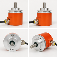 Encodeur Absolu à Arbre Solide Compact AMS58 SSI 21 bits Monocycle 10-30VDC MODBUS Applications Imprimantes Haute Précision