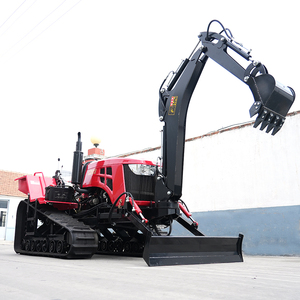 Tracteur <span class=keywords><strong>à</strong></span> chenilles en caoutchouc diesel de 100 CV, certifié CE, pour utilisation sur terrain humide et sec, prix avantageux - Product Image 2