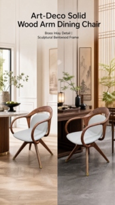 Accoudoir en bois massif au design épuré et discret pour salon, balcon et espaces de détente, avec personnalisation OEM pratique - Product Image 4