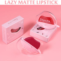CmaaDu Rouge à lèvres liquide mat minéral populaire effet velours, waterproof, longue tenue, application facile, 10g