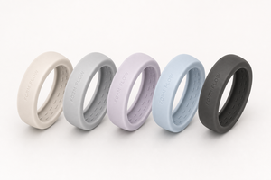 Coque de protection en silicone personnalisée avec logo OEM pour Oura Ring 5/4, Galaxy Ring, RingConn, Ultrahuman Starlight, Ivory, Debossed Brand - Product Image 5
