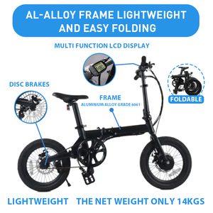 <span class=keywords><strong>Vélo</strong></span> électrique pliable Hottech, prix d'usine, dernier modèle, pour adultes, sport, <span class=keywords><strong>léger</strong></span>, <span class=keywords><strong>vélo</strong></span> électrique pour femmes, 250w - Product Image 3