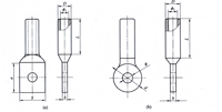 Cosse de câble en aluminium, connecteur à sertir annulaire haute tension IEC 61284 pour la terminaison des câbles de distribution électrique