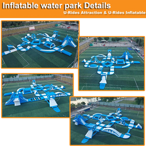 Venta al por mayor equipo de aventura flotante gran parque acuático inflable al aire libre para niños y adultos en aguas oceánicas - Product Image 5