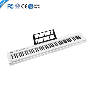 Piano numérique multifonctionnel portable à 88 touches avec fonction <span class=keywords><strong>MIDI</strong></span>, orgue électronique, <span class=keywords><strong>clavier</strong></span> avec haut-parleur intégré, design léger - Product Image 4