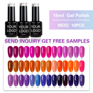 CAIXUAN Preço de Fábrica Amostras Grátis Esmalte em Gel para Unhas à Venda 15ml Sem TPO/HEMA Esmalte em Gel UV Profissional - Product Image 2