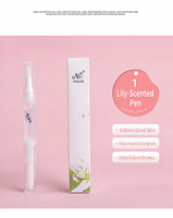 Stylo de Nutrition pour Ongles, Huile pour Cuticules et Vitamine E, Saveur Fruitée, Formule Longue Durée, Spray 2ml, Répare et Élimine les Peaux Mortes
