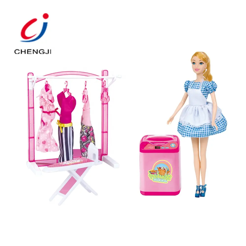 11,5 дюймовая модная игрушка для стирки, твердые пластиковые наборы кукол для девочек