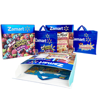 Imprimé personnalisé 3.5 Oz-7 oz sac en mylar en feuille holographique à l'épreuve des enfants pochette sur pied en plastique PE à fermeture éclair et anti-odeur avec boîte exotique