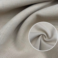 Venta de fábrica Poliéster modal de alta calidad 52% Algodón17 % Modal25 % Sp6 % Tejido DE BUCEO modal 380/390gsm Estiramiento para la moda de la HD2585-1