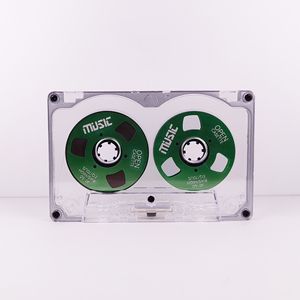 Transparent Audio Cassette Tape Case Blank <b>Reel</b> Tape Collectible <b>Vintage</b> Shell for Cassette Player - Product Image 2