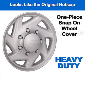 Tapacubos Plateado para Camioneta Ford Serie E 1997-2023 de 16 Pulgadas, Resistente, de Encaje a Presión - Product Image 2