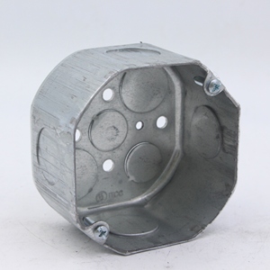 2-1/8 "Profondeur Galvanisé Octogonal IP54 Protection Nominale Acier Prise Électrique Conduit Jonction Métal Prise Électrique Boîte - Product Image 4