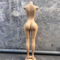 Mannequins de vitrine grandeur nature sans tête en PE pour femme adulte, modèle YF-001, extra grands, avec poitrine et fessiers prononcés, de l'usine de Guangzhou