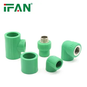 IFAN Factory Outlet 50mm Green Polypropylene PPR Pipe PN25 for Water Conveying For Welding Connection