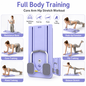 Plateforme de <span class=keywords><strong>Pilates</strong></span> pliable multifonctionnelle pour l'entraînement à domicile, idéale pour les marques de fitness, les détaillants et les vendeurs <span class=keywords><strong>en</strong></span> <span class=keywords><strong>ligne</strong></span> - Product Image 4