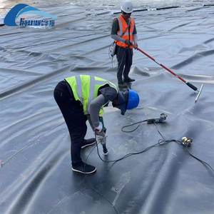 Ventes directes d'usine 0.2-3mm Géomembrane HDPE anti-infiltration haute Performance adaptée à la doublure de barrage de réservoir de biogaz et à la doublure d'étang - Product Image 6