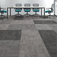 B1 Fabricants de revêtements de sol ignifuges Nouvelle conception Carreaux de tapis gris Usine Expédition rapide Tapis stockés
