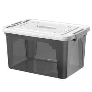 Storage <b>Box</b> - Heavy Duty, extra <b>Large</b>, for Home Use - Dorm, Bedroom, Sundries, Toy Organizer - clear <b>Plastic</b> Bin - Product Image 5