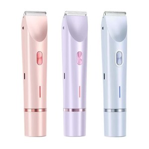 2-in-1 <strong>Bikini</strong> Trimmer Women <strong>Bikini</strong> Shaver Dual Heads Body Facial Hair Removal Rechargeable Lady <strong>Razors</strong> for Underarm Face - Product Image 1