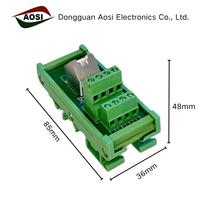 Adaptateur d'angle 45 et 90 degrés pour carte PCB, module de connecteur de câble réseau RJ45 vers bornier, module de dérivation de câble Ethernet