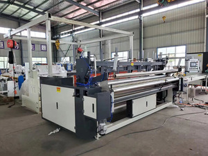 V gấp khăn giấy mặt mô Khăn ăn làm máy giấy vệ sinh rạch tua máy <span class=keywords><strong>Rewinder</strong></span> máy cho giấy - Product Image 5