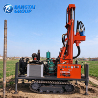 Petite foreuse hydraulique portable pour puits, équipement diesel pour le développement des eaux souterraines en profondeur